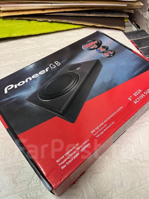 Сабвуфер Pioneer. GB Активный под сиденье или багажник, компонентные ...