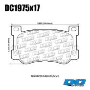   DC1975P17 DC Brakes Street STR. S+  Genesis G90; 