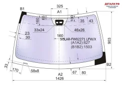 ������ ������� (�����������/ ������ �����) Mercedes-Benz C-Class 00-08 Solarfw02271LFWX SOLARFW02271LFWX ����
