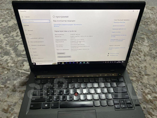 Lenovo ThinkPad X1 Carbon. ��� 8 ��, ���� 94���, WiFi: 1, Bluetooth: 1 ����