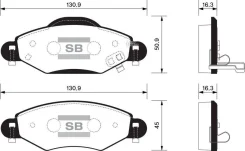 ������� ����. ���. Totota Yaris 03-; Echo 03-05 Sangsin Brake SP1419 SP1419 ����