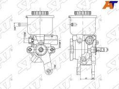 ����� ��� Toyota Caldina (T190) 92-02 / Corolla 91-02 SAT ST-VP228 STVP228 ����