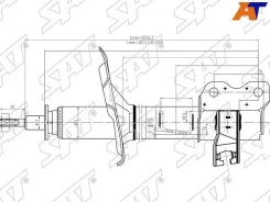 ������ ������ Nissan X-Trail, Nissan X-Trail T30 00-06 SAT ST-55303-8H625, ����� ST553038H625 ����