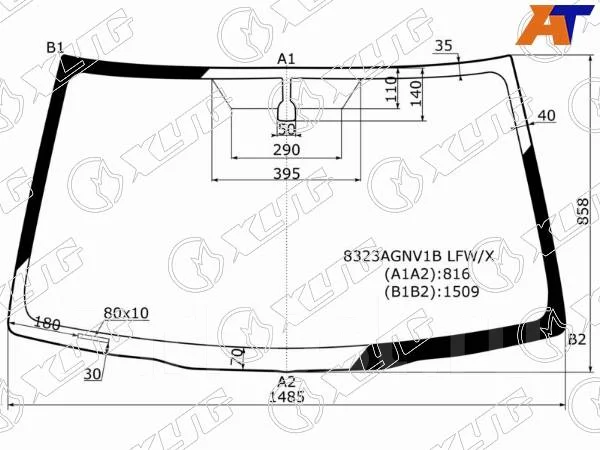 Стекло лобовое Toyota RAV4 (CA20) 00-05