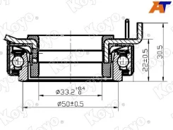 �������� ����� ��������� Toyota Allion (T240) 04-07 / Avensis 97-08 KOYO RCT3300SA RCT3300SA ����