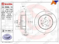 ���� ��������� Brembo 08. B566.11, ������ 08B56611 ����