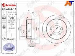 ���� ��������� (�����) Hyundai ix35 09-15 / Santa Fe 00-12 Brembo 08. A446.10, ������ 08A44610 ����