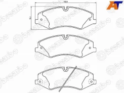 ������� ��������� Brembo P 44 022, �������� P44022 ����