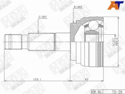 ���� (�������/ �����) Toyota Hilux Pick Up 01-15 / Land Cruiser Prado 96-02, �������� TO38 ����