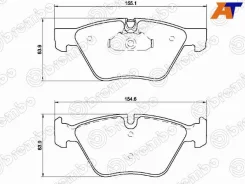 ������� ��������� (�������) BMW 1-Series 04-13 / 3-Series 05-14 Brembo P 06 057, �������� P06057 ����