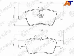 ������� ��������� Brembo P 50 052, ������ P50052 ����