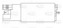 ����� ����������� ��� SENS (97-) 1.3/1.5I Startvolt SFP0523 SFP0523 ����