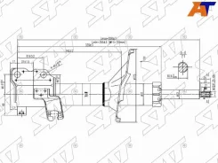 ������ �������� Nissan Cefiro, Nissan Cefiro Wagon, Nissan Maxima, Nissan Maxima/Cefiro A32 94-00, Nissan RNessa, Nissan Rnessa N30 97-01 SAT ST-54302...