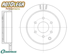 ���� ��������� ������ G-brake Nissan Frontier (D40) Xterra (N50) GR-20664 ����