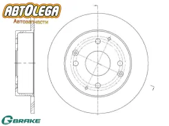 ���� ��������� ������ G-brake Honda Accord / Torneo CL / CF GR-01325 ����
