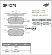 ������� ��������� LAND Rover Discovery Sport 15-/Evoque 11- �������� Sangsin Brake SP4279 SP4279 ����