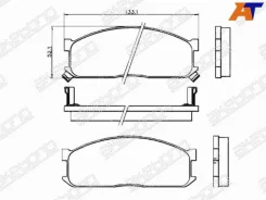 ������� ��������� Akebono AN-133WK, �������� AN133WK ����