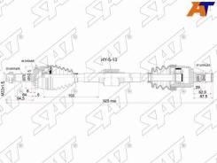    FR RH Hyundai Solaris/KIA RIO 10- HY-5-13,   HY513 