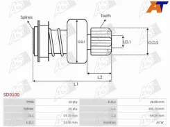 ������� Audi A3 96-03 / Skoda Octavia 96-10 SD0100 SD0100 ����