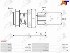 ������� Toyota 4Runner N21# 02-05 AS-PL SD6027 SD6027 ����