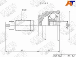 ���� (�������/ ��������) Mazda 3 03-13 / Axela 03-09 HDK MA-042, �������� MA042 ����