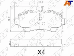 ������� ��������� (�������) Mercedes-Benz A-Class 97-04 ST-28-0036, �������� ST280036 ����