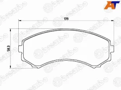 ������� ��������� Brembo P 54 029, �������� P54029 ����