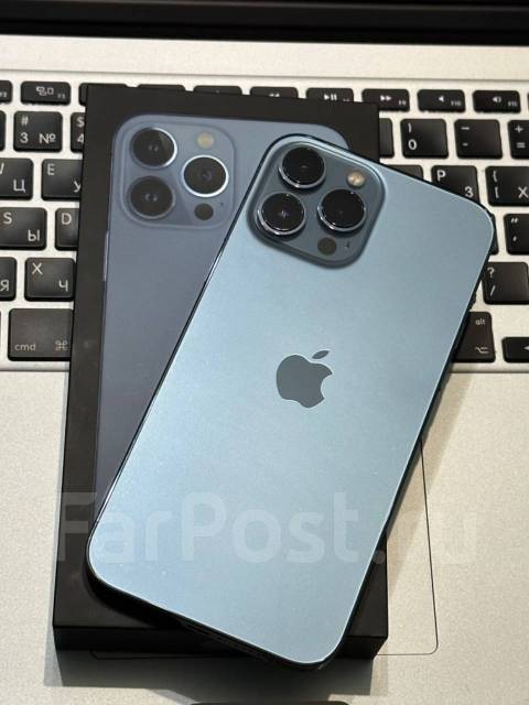 iPhone 13 Pro Max 256 Gb, 6.70", моноблок, синий, 3G, 4G LTE, 5G, Dual ...