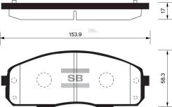 ������� ��������� �������� Hyundai Porter 04 SP1174 Sangsin Brake SP1174 SP1174 ����