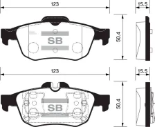 ������� ����. ���. Renault Latitude 2.0-3.0 02.11- Sangsin Brake SP1396 SP1396 ����