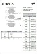 ������� ��������� SP2001A Sangsin Brake SP2001A SP2001A ����