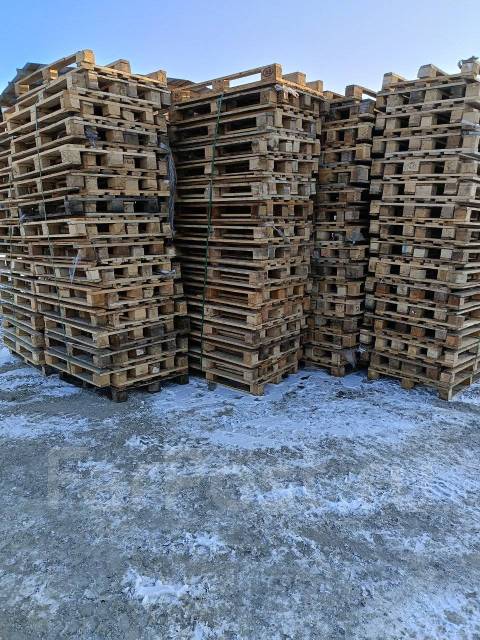 Продам поддоны/паллеты деревянные, в наличии. Цена: 150₽ во Владивостоке