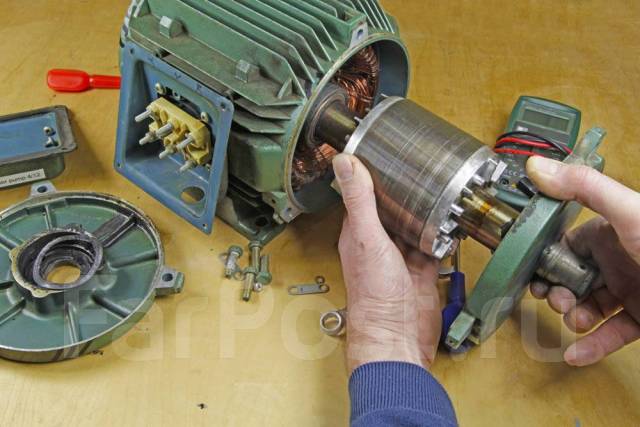 Ремонт электродвигателя, перемотка обмоток электродвигателей во ...