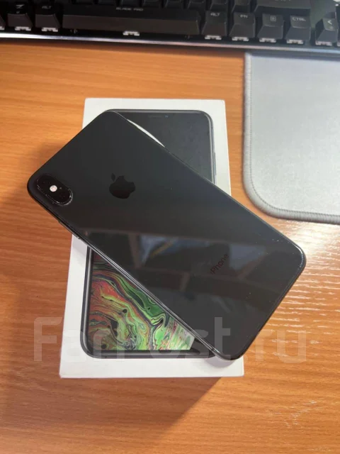 Apple iPhone Xs Max. �/�, 64 ��, ������, 4G LTE, Dual-SIM, ����������, NFC ����