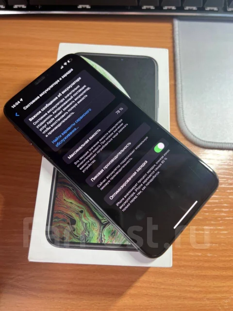 Apple iPhone Xs Max. �/�, 64 ��, ������, 4G LTE, Dual-SIM, ����������, NFC ����