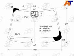 ������ ������� Chevrolet Cruze 4D 09-15, Chevrolet Cruze 5D HBK 11-15, Chevrolet Cruze 5D STW 12-15, Daewoo Lacetti 4D 09-15 3026Agnblmvi 3026AGNBLMVI...