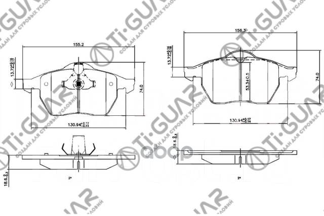    / Ti-Guar  Audi A4, Skoda Superb, Volkswagen Golf, Passat /B2, 3, 5 C2-5 /2001-2006 Audi A4; Skoda Superb; Vw Go...