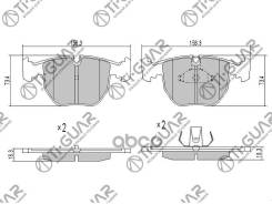    /  /Ti-Guar  Bmw X5 (E53) 1996-2006; Tg-1118C; (Tg-1118 Pn0401) 34111160296 34111160712 Fr Bmw X5 (E...