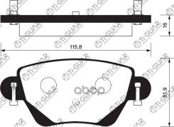   /  / /Ti-Guar  Ford Mondeo Iii 2000-2007 Geely Emgrand X7 2013- Nl4 2016-; Tg-1665; 1356392 4S712m008ab 1522073...
