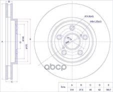   / /TI-GUAR  Lexus RX330 RX350 RX450 2003-; Toyota Harrier ACU/MCU3#; D=319mm/27.5mm; TG-43512-48080; (PD3119063S GR-20418 ST...