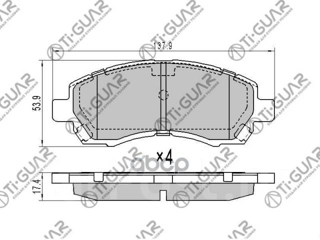    / Ti-Guar  Subaru Impreza 1996-, Subaru Legacy Bd, Bg 1996-1998, Bh 1998-2003 ; Tg-462; (Tg-462C Hn-398 Pf-7398...