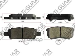 ��������� ������� �������� /������ �������� 4�� /TI-GUAR ��� Mitsubishi Airtrek Galant 2000- Chariot; TG-651 BP23502 PN3502 MR955068 4605A479 bp23502...