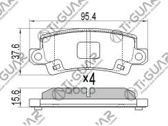   /  / /Ti-Guar  Toyota Corolla 2001- Cde120 Nze120 Zze120; Tg-8057; (D2227 Gp-02227 Pn1827) 0446602070 0446602020...