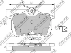 ��������� ������� /������ �������� 4�� /������������ /TI-GUAR ��� Honda Accord VII 1998-2003 VIII 2003-2008; TG-8109 PN8109 TG-8109C 43022SEAE01 43022...