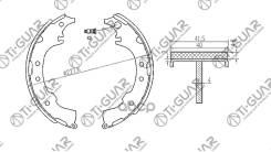   /  / /Ti-Guar  Toyota Lite Townace Noah 1998-2004 Cr40 Cr50; Tg-D1075; (Fn-2395 Sn2279 Bs21339) 0449544020 04495...