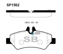 ������� ��������� MB Sprinter 10- ����. Sangsin Brake SP1562 SP1562 ����
