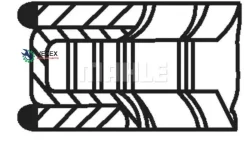 ������ ��������� 86 1.5x1.5x3 +0.50 86 OPEL Astra I-II (1991-2004)/ Ascona C (1981-1988)/ Omega A-B (1986-2003)/ Vectra A-B (1988-2002) Mahle 01158N1...