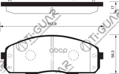 ��������� ������� �������� /�������� �������� 4�� /TI-GUAR ��� KIA Carnival 1999-2001 Bongo Frontier 2004-2017, Pregio 1995-2002; TG-0600 PN0600 58101...