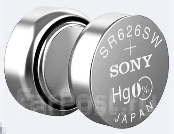 Батарейка G4 SONY 377 (SR626SW) AG4 LR626 для наручных часов, новый, в ...