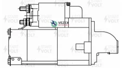 ������� ��� �/� Chevrolet Captiva C100 (06-)/Opel Antara (06-) 2.0D 1,8��� (LSt 0507) Startvolt LST0507 LST0507 ����